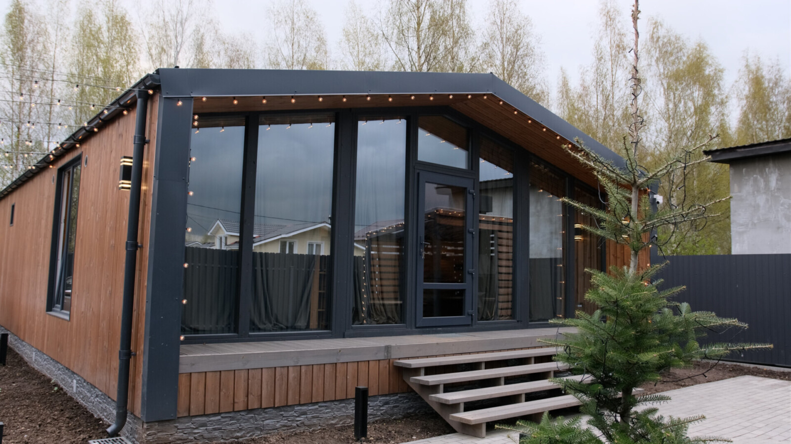 Баня снаружи