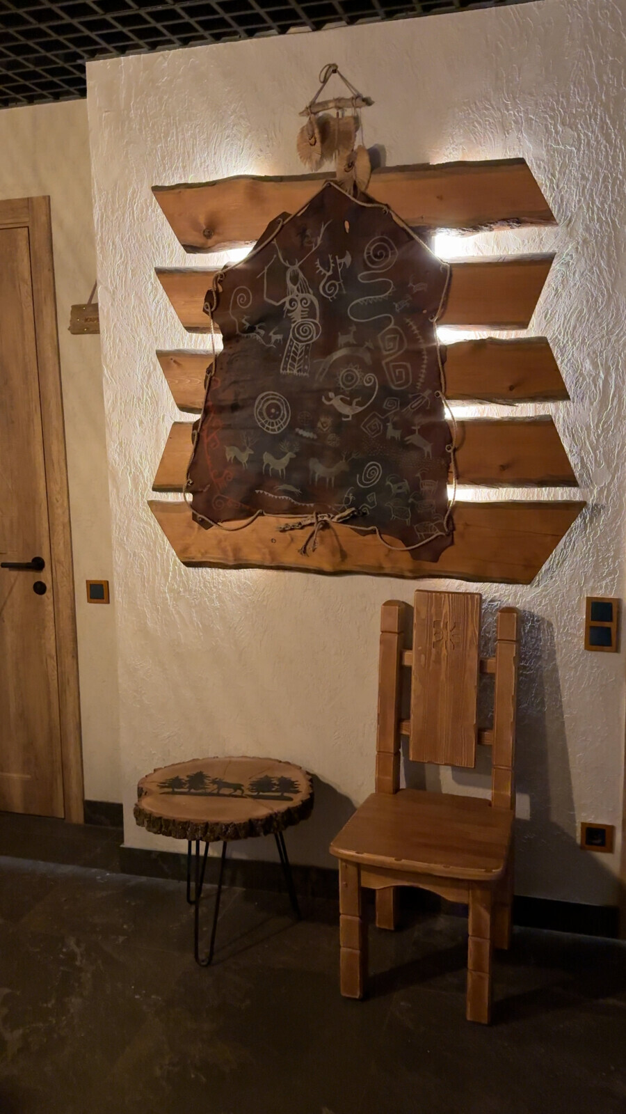 Элементы декора на ресепшене