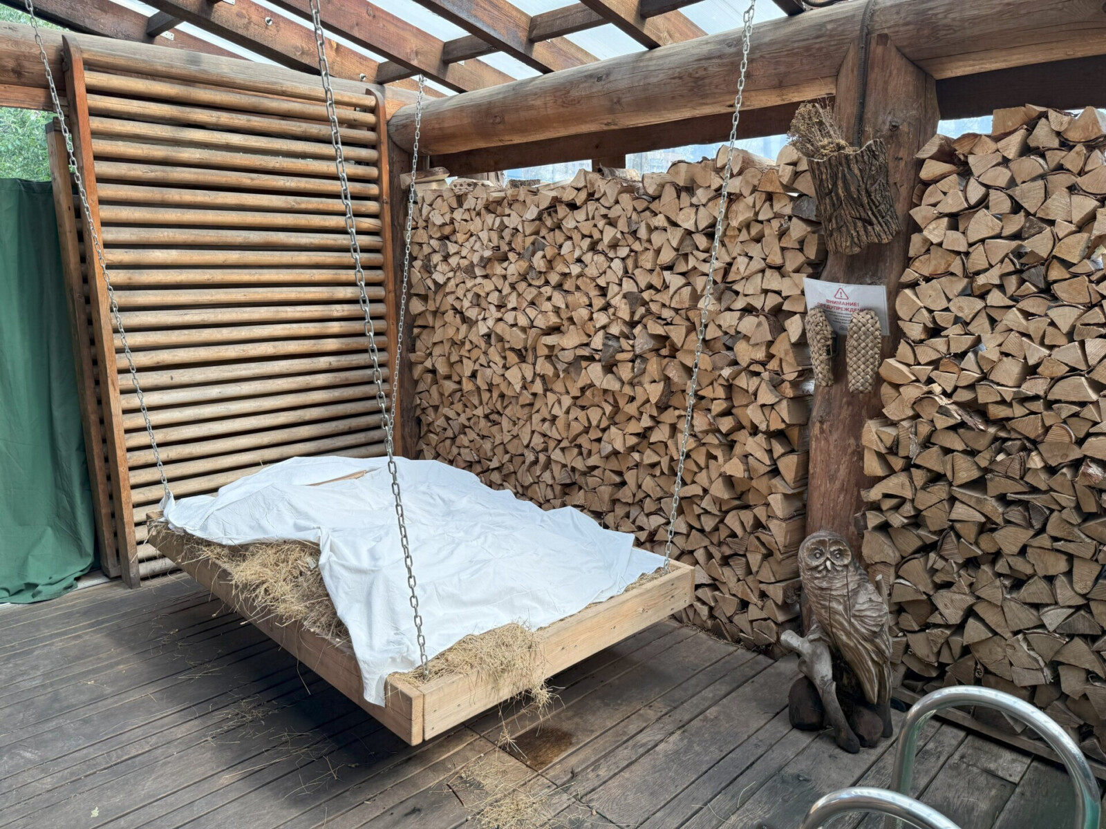 Качель с сеновалом