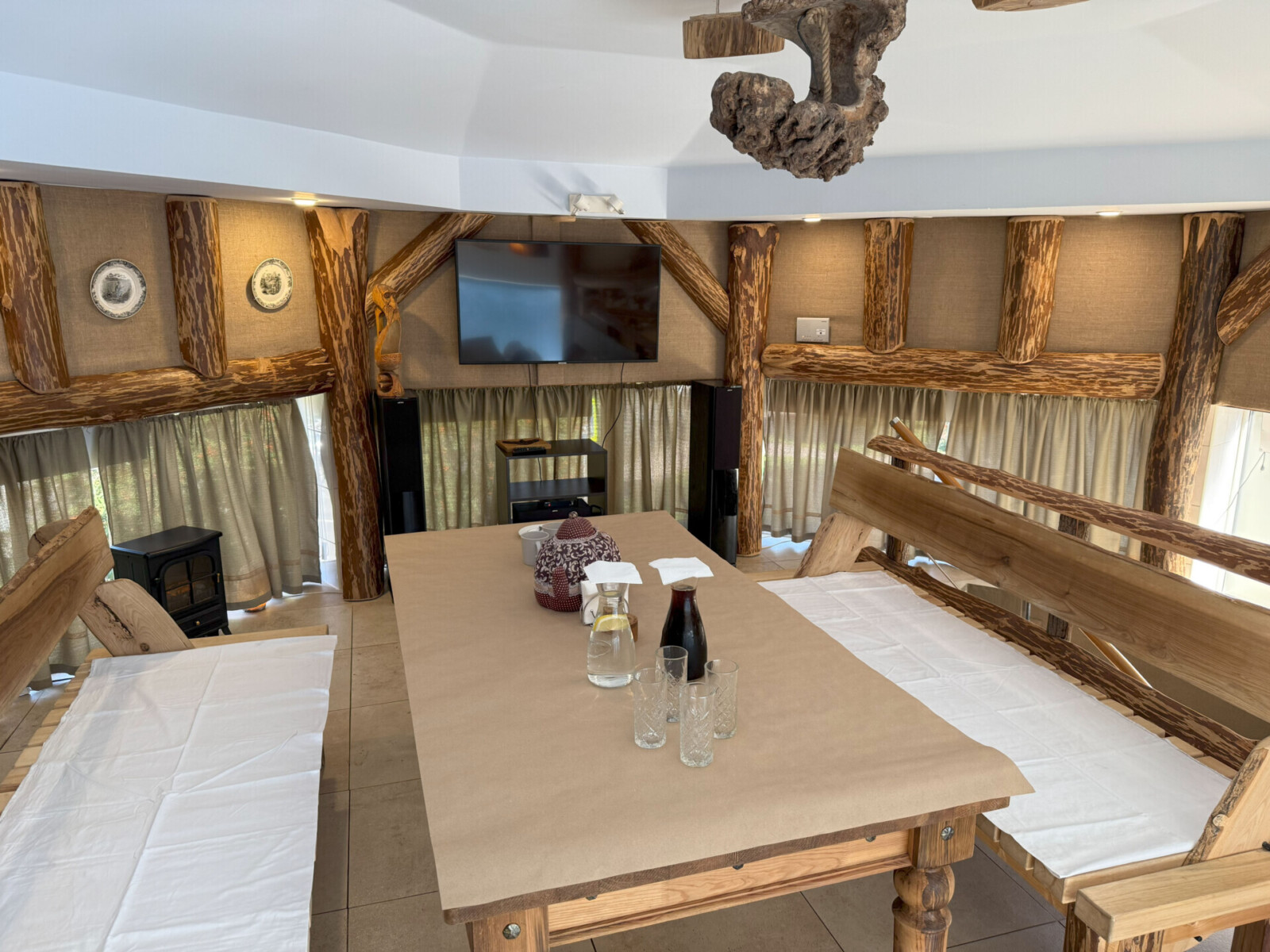 Зона отдыха на втором этаже