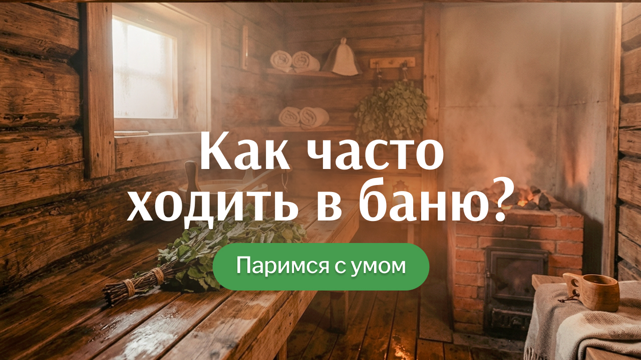 Как часто можно ходить в баню без вреда