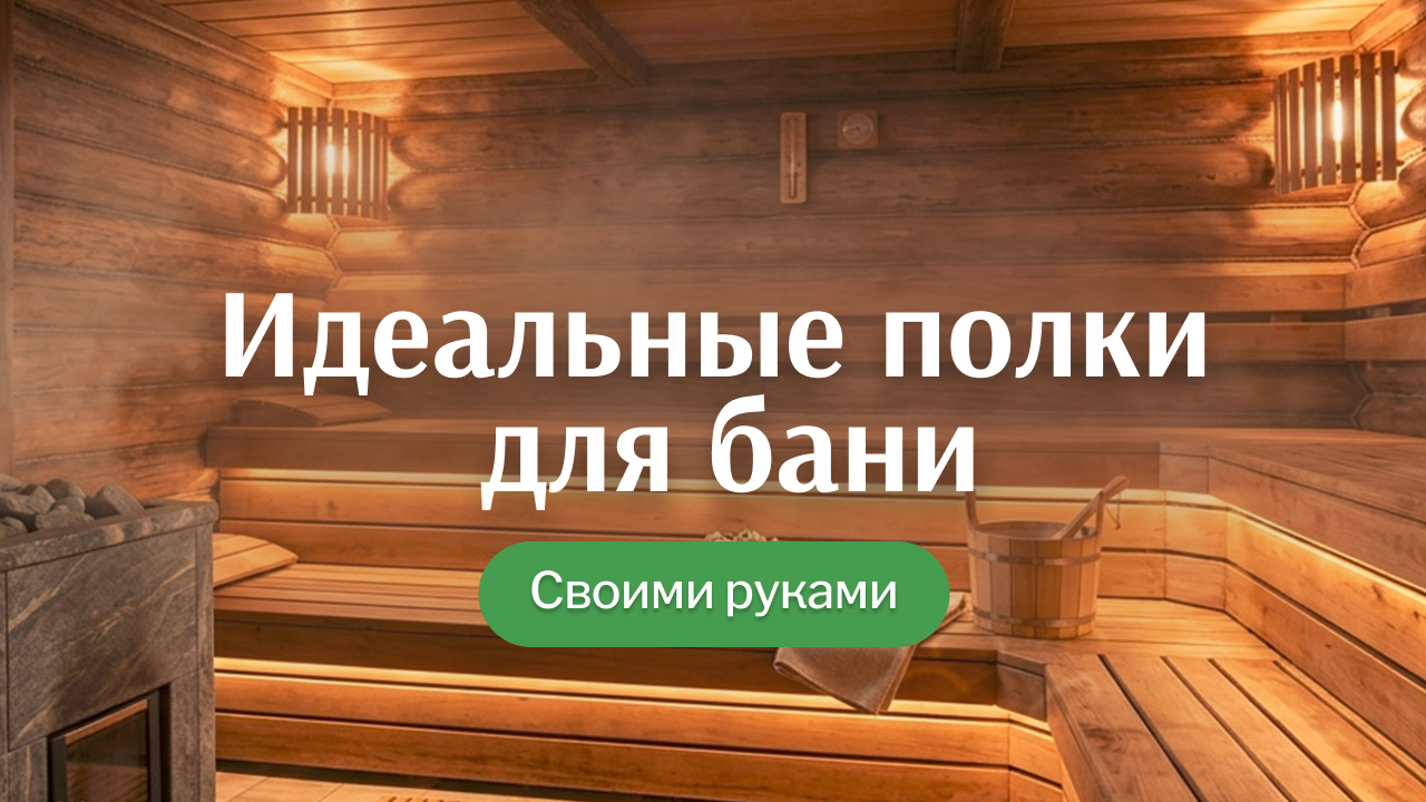 Полки в бане своими руками: практичная переделка парной