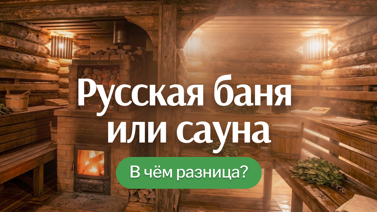 Русская баня или сауна: в чём реальная разница?