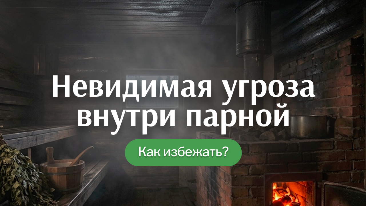 Угарный газ в бане: невидимая опасность, о которой забывают