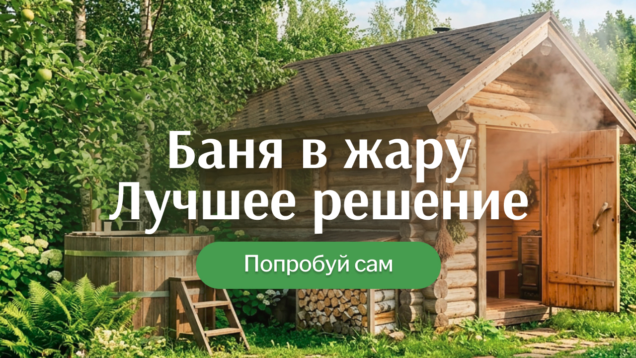 Баня летом: вот почему это отличная идея
