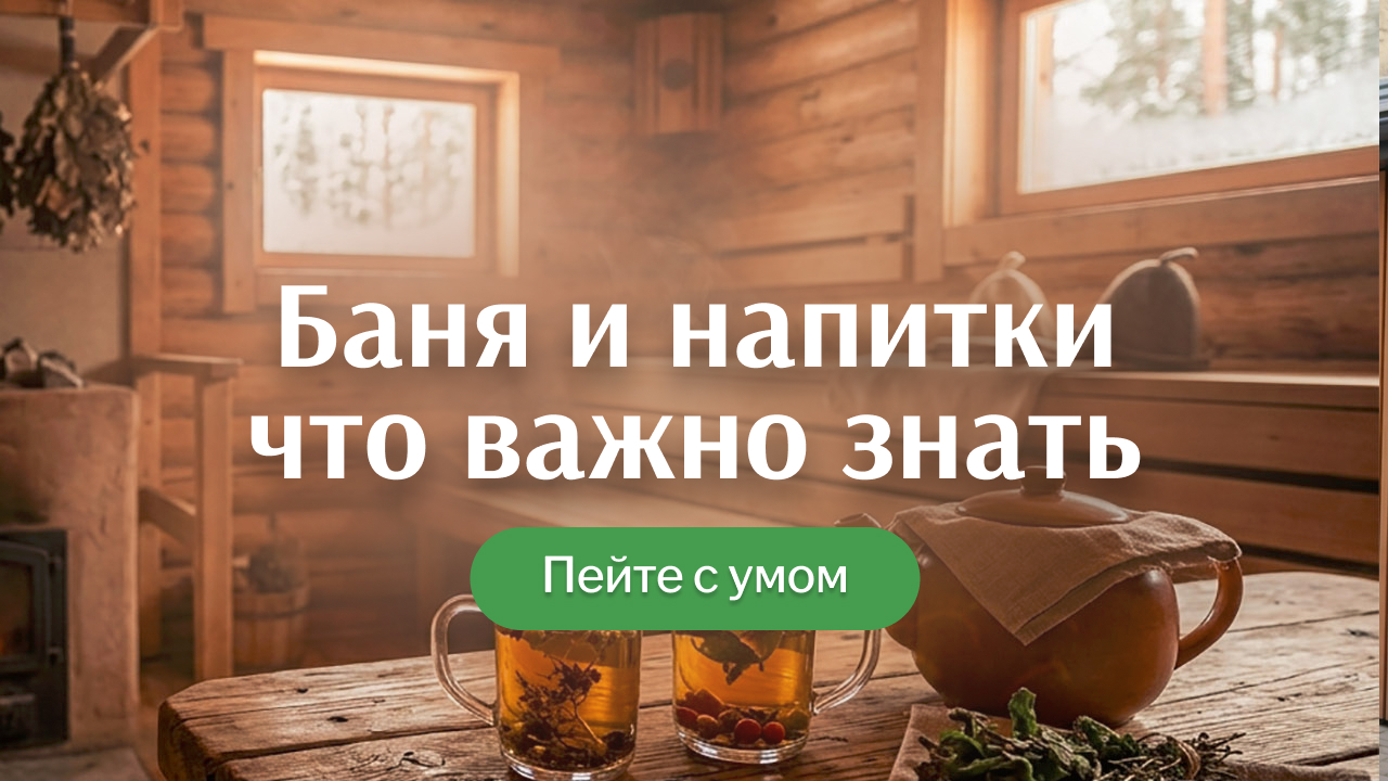 Какие напитки можно пить в бане и какой температуры они должны быть
