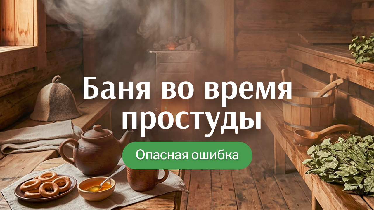 Можно ли ходить в баню при простуде?