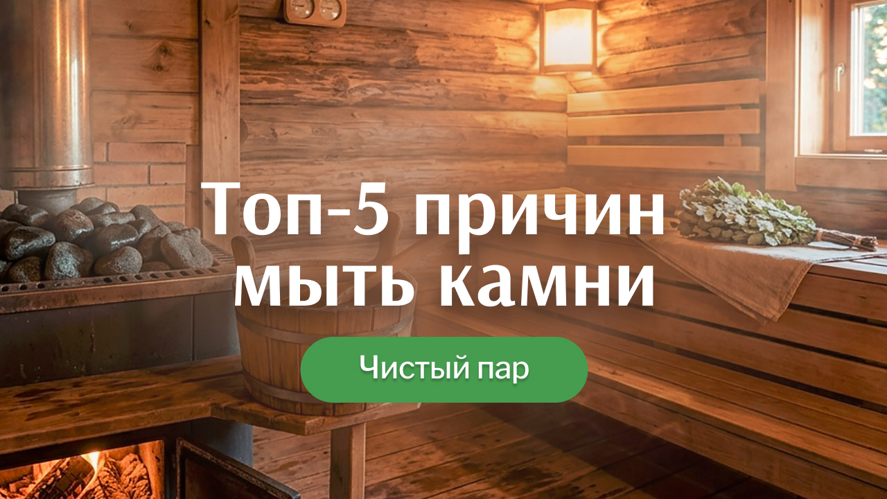 Почему камни для бани нужно обязательно мыть перед закладкой в печь