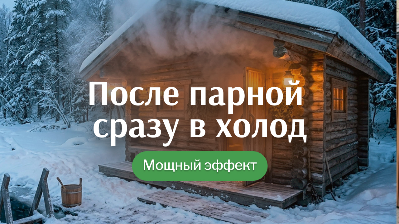Польза контрастных процедур в бане: зачем после парной нужна холодная вода