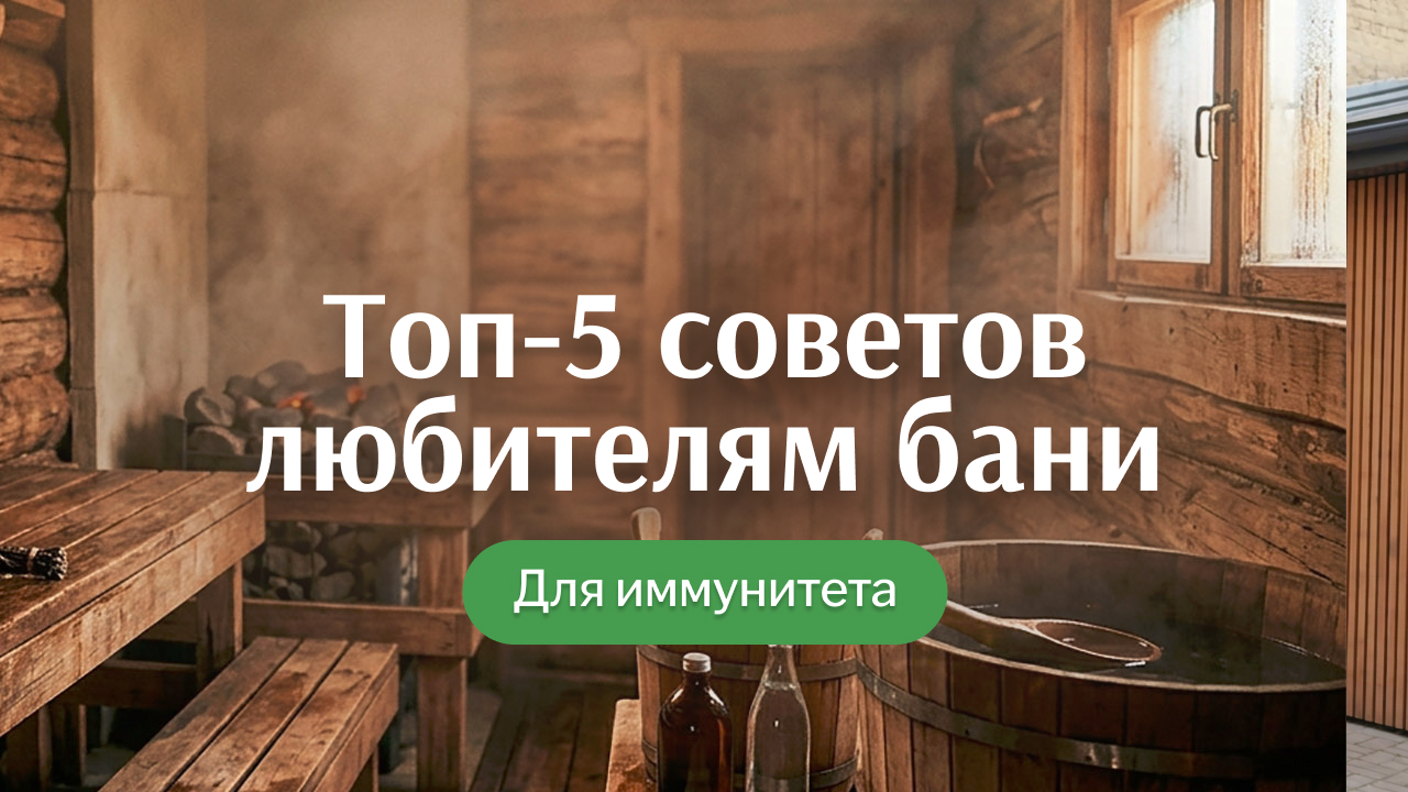 Топ-5 способов повысить иммунитет при помощи бани